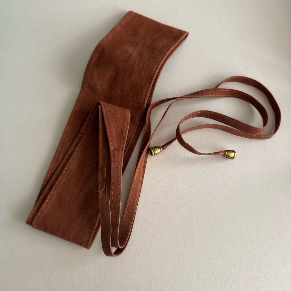 Boho brown belt #1848 - Picture 3 of 4
